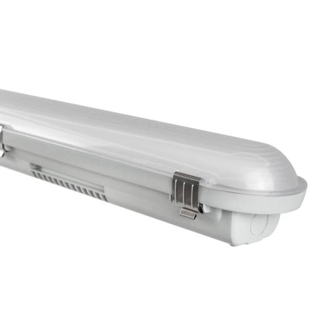 ENER-J Non Corrosive Waterproof Fitting, 1.5m 50W, 120 lumens per Watt, 6000K in White - Size: 25 cm diameter x 19 cm high - image 1