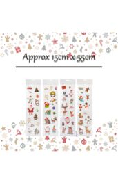 VFM e-Store Christmas Stickers 1 x Varied Design 20cm x 20cm Christmas Themed - Size: 20 cm x 20 cm - thumbnail 2