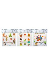 VFM e-Store Christmas Stickers 1 x Varied Design 20cm x 20cm Christmas Themed - Size: 20 cm x 20 cm - thumbnail 1