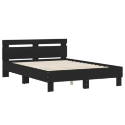Berkfield Home Bed Frame without Mattress Black 120x200 cm - Size: Small Double - thumbnail 2
