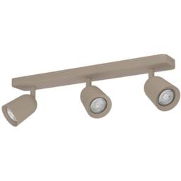 Loops Stylish Sandy Triple Ceiling Spotlight for Indoor Home Decor in Nude - thumbnail 3