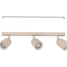 Loops Stylish Sandy Triple Ceiling Spotlight for Indoor Home Decor in Nude - thumbnail 5