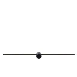 Lucide 'MIZAR' Non Dimmable Stylish Mountable Bathroom Decor LED Wall Light in Black - thumbnail 3
