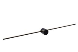 Lucide 'MIZAR' Non Dimmable Stylish Mountable Bathroom Decor LED Wall Light in Black - thumbnail 1