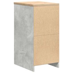 Berkfield Home Garage Storage Cabinet Concrete Grey 40x51x85 cm Solid Wood Pine - Size: 40 x 51 x 85 cm - thumbnail 7