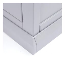 Cabinet Bits Rocca 4 Drawer Chest of Drawers Chrome Knob in Grey - thumbnail 6