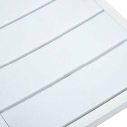 Berkfield Home Garden Chairs 4 pcs White HDPE Wood Look - thumbnail 6