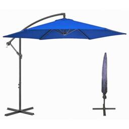 Samuel Alexander 3m Cantilever Parasol with Crank Handle for Patio Garden Banana Parasol with UV Protection Outdoor Umbrella Sun Shades for Garden - thumbnail 1