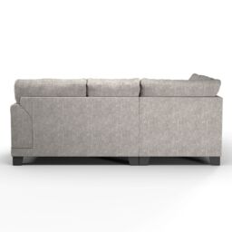 Furnishings For Less UK Hilliard Fullback L Shaped Fabric Corner Sofa Charcoal or Mist- Left Hand Facing in Beige - thumbnail 4