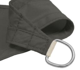 Primrose 3m x 2m Rectangle Waterproof Charcoal Garden Patio Sun Shade Sail Canopy 98% UV Block with Free Fixing Kit - thumbnail 6