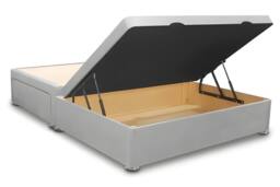 PARADISE BEDS LTD Grand Storage Ottoman Bed Set _Luxury Storage & Modern Design in Blue - Size: Double - thumbnail 5