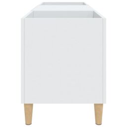 Berkfield Home Record Cabinet White 121x38x48 cm Engineered Wood - Size: 121 x 38 x 48 cm - thumbnail 6