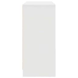 Berkfield Home Sideboard White 85x34x76 cm Engineered Wood - Size: 85 x 34 x 76 cm - thumbnail 7