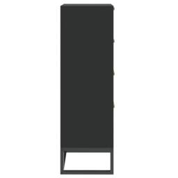 Berkfield Home Highboard Black 40x30x95 cm Engineered Wood - Size: 40 x 30 x 95 cm - thumbnail 5