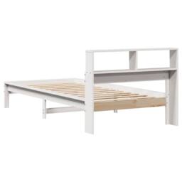 Berkfield Home Decorative Bookcase Bed without Mattress White 90x190 cm Single S - thumbnail 6