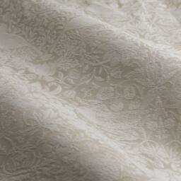 Morris & Co Strawberry Thief Jacquard Fully Lined Pencil Pleat Curtains in Cream - Size: 229 cm width x 137 cm drop - thumbnail 5