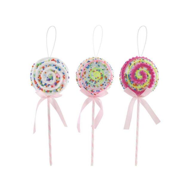 Garden Greatness 3 Pack Hanging Festive Pastel Lollipops - Size: 1 Pack