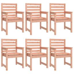 Berkfield Home Beautiful 7 Piece Garden Dining Set Solid Wood Douglas in Light Tan - thumbnail 6