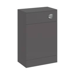 Balterley Modern Floor Standing Bathroom WC Toilet Unit - 500 x 300mm, Dark Grey - thumbnail 1