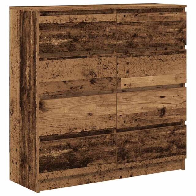 Berkfield Home Sideboard Old Wood 100x35x99 cm Engineered Wood in Brown - Size: 100 x 35 x 99 cm - image 1