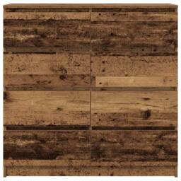 Berkfield Home Sideboard Old Wood 100x35x99 cm Engineered Wood in Brown - Size: 100 x 35 x 99 cm - thumbnail 6