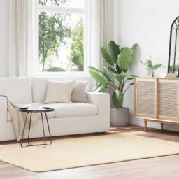 Berkfield Home Shaggy Rug High Pile NAVARRA Cream 160x230 cm Polyester - Size: Medium - thumbnail 2