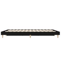 Berkfield Home Durable Bed Frame Black 120x190 cm Small Double Engineered Wood - thumbnail 7