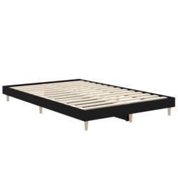 Berkfield Home Durable Bed Frame Black 120x190 cm Small Double Engineered Wood - thumbnail 5