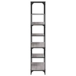 Berkfield Home Bookcase Grey Sonoma 81x36x176 cm Engineered Wood - Size: 81 x 36 x 176 cm - thumbnail 4