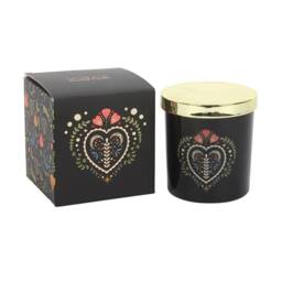 Something Different Midnight Bloom French Tulip Scented Candle in Black - thumbnail 2