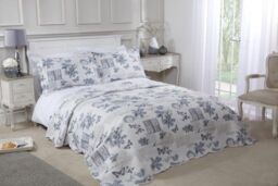 New Edge Blinds Hemmingway Bedspread in Grey - Size: Single - thumbnail 2