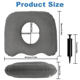 SPETLEK Medical Donut Pillow in Grey - Size: Cot - thumbnail 2