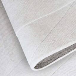 THE RUGS Villeroy & Boch 1906 Wool Rug Ursule Handwoven High Low Pile in White - Size: 120 cm x 170 cm - thumbnail 4