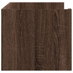 Berkfield Home Wall Shelf Brown Oak 100x35x30.5 cm Engineered Wood - thumbnail 5