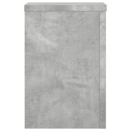 Berkfield Home Plant Stands 2 pcs Concrete Grey 20x20x30 cm Engineered Wood - Size: 20 x 20 x 30 cm - thumbnail 5