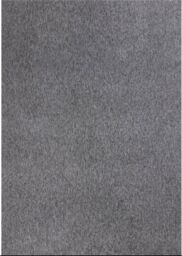 THE RUGS Flex Collection Solid Design Low Pile Extra Large Living Room Rug in Grey - Size: 140 cm x 200 cm - thumbnail 2