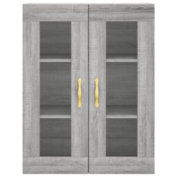 Berkfield Home Highboard Grey Sonoma 69.5x34x180 cm Engineered Wood - thumbnail 6