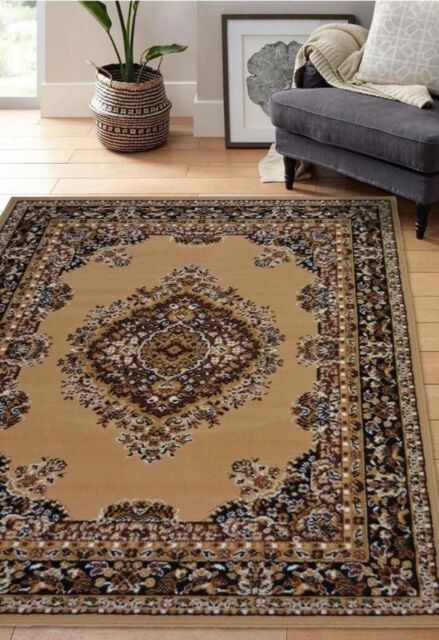 THE RUGS Maestro Collection Traditional Design Rug in Brown - 4470 B55 - Size: 67 cm x 200 cm - image 1