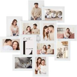 SONGMICS Large Multi Picture Wall Frame Family Photo Display Collection in White - thumbnail 8