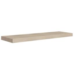 Berkfield Home Floating Wall Shelves 2 pcs Oak 90x23.5x3.8 cm MDF in Light Oak - thumbnail 3