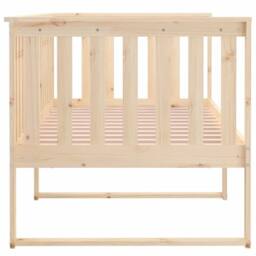 Berkfield Home Day Bed 90x190 cm Solid Wood Pine in Light Tan - thumbnail 9