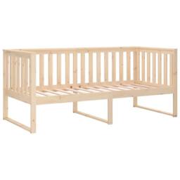 Berkfield Home Day Bed 90x190 cm Solid Wood Pine in Light Tan - thumbnail 7