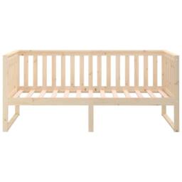 Berkfield Home Day Bed 90x190 cm Solid Wood Pine in Light Tan - thumbnail 8