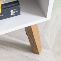 Nöa and Nani Otto Oversize Side Table Chest 2 Drawer & Storage in White - thumbnail 3