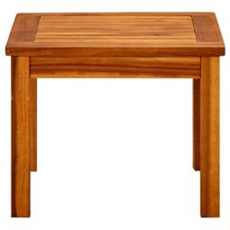 Berkfield Home Garden Coffee Table 45x45x36 cm Solid Acacia Wood in Brown - Size: 45 x 45 x 36 cm - thumbnail 3