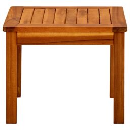 Berkfield Home Garden Coffee Table 45x45x36 cm Solid Acacia Wood in Brown - Size: 45 x 45 x 36 cm - thumbnail 2