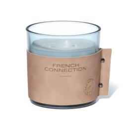 French Connection Leather Effect Candle High Autumn Nights 340g Single Wick - thumbnail 3