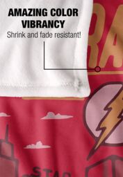 Warner Brothers The Flash Officially Licensed Silky Touch Super Soft Throw Blanket 152 x 127 cm in White - thumbnail 4