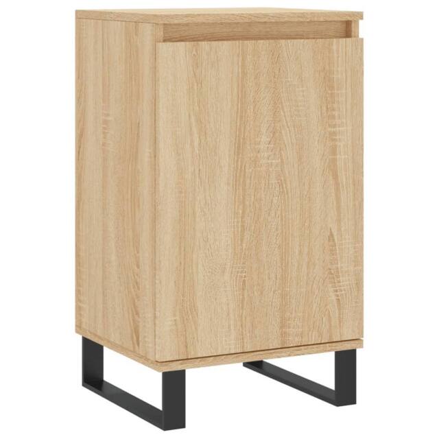 Berkfield Home Sideboard Sonoma Oak 40x35x70 cm Engineered Wood in Light Tan - Size: 40 x 35 x 70 cm - image 1
