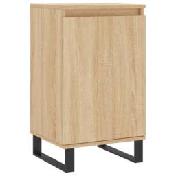Berkfield Home Sideboard Sonoma Oak 40x35x70 cm Engineered Wood in Light Tan - Size: 40 x 35 x 70 cm - thumbnail 1